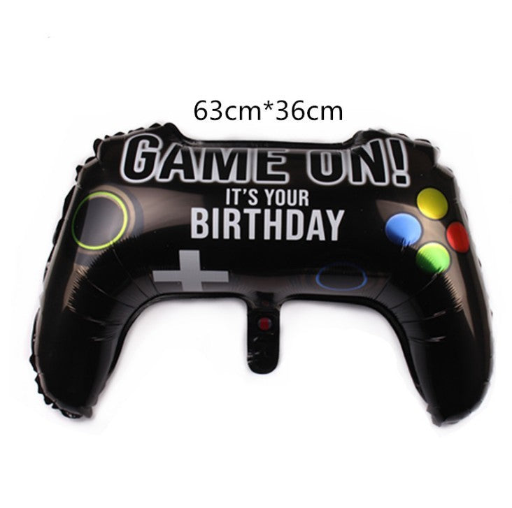 Game Controllers Decorated With Birthday Balloons