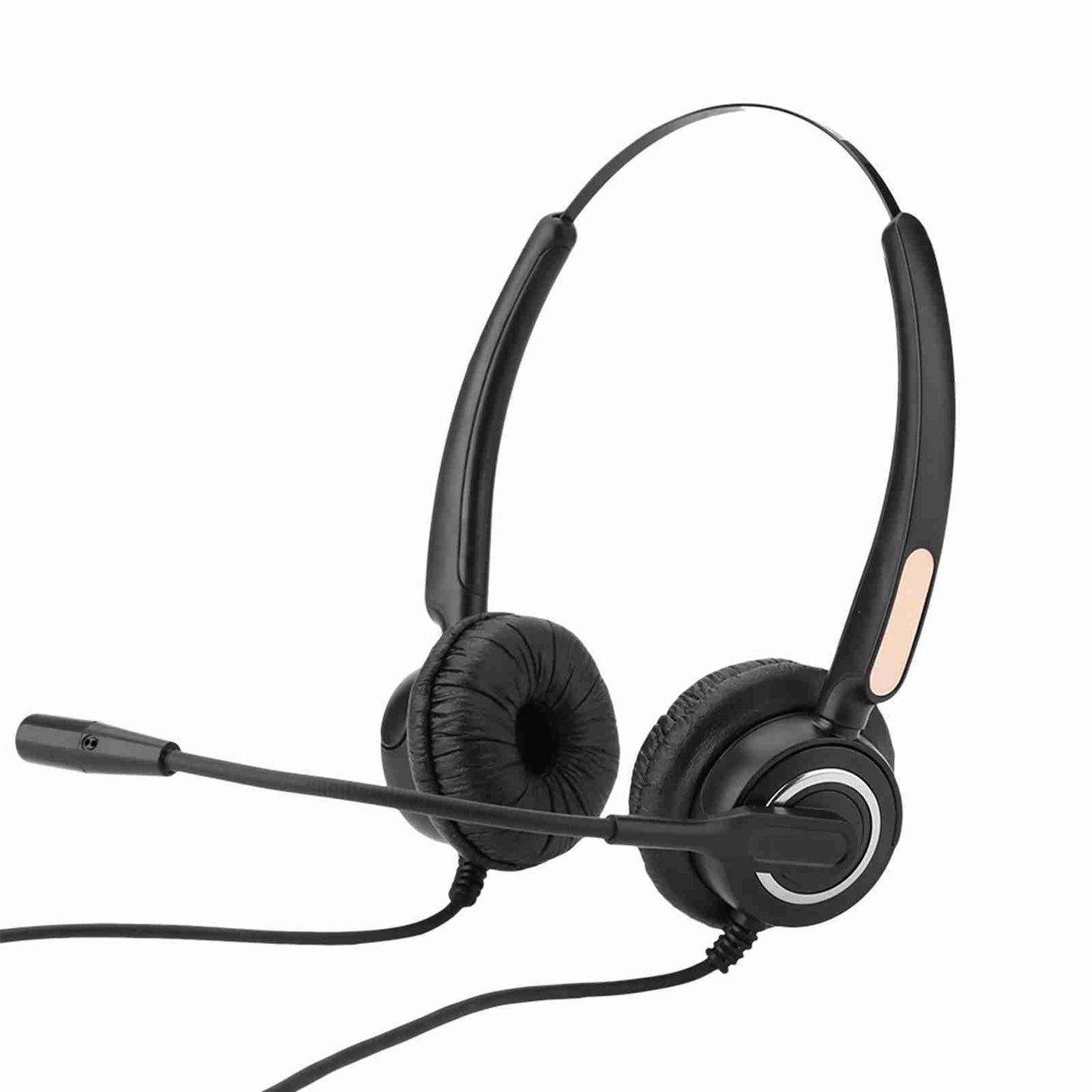 Phone Headset RJ9 Call Center Headset with Noise Cancelling Mic With Volume Adjustment &amp; Mute