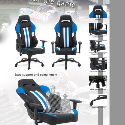 High Back Gaming Chair Racing Office Chair with PU Leather