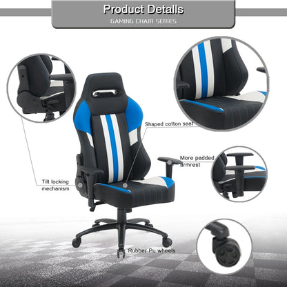 High Back Gaming Chair Racing Office Chair with PU Leather