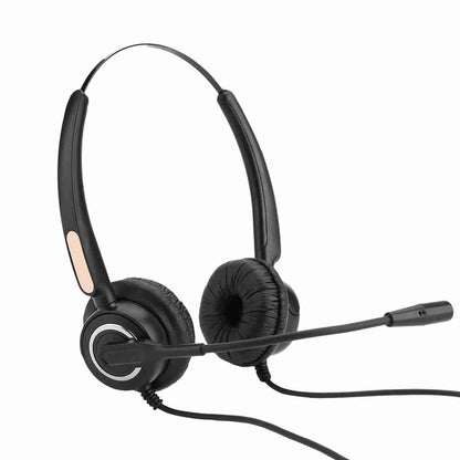 Phone Headset RJ9 Call Center Headset with Noise Cancelling Mic With Volume Adjustment &amp; Mute