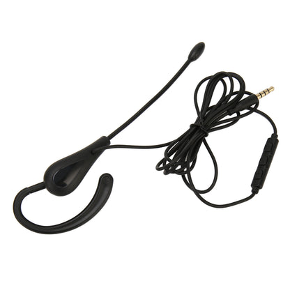 Single Ear Headset with Microphone Wired Noise Cancelling Lightweight Monaural Earpiece Headset For Call Center Office Type C